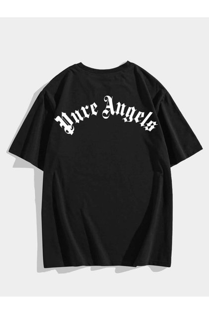 Μπλουζάκι Unisex Pure Angels Printed Oversize 100% βαμβάκι