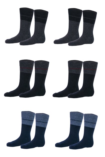 Men's 6-Piece High Quality Wool Socks