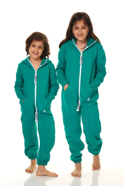 Unisex Çocuk Pamuklu İskandinav Tulum