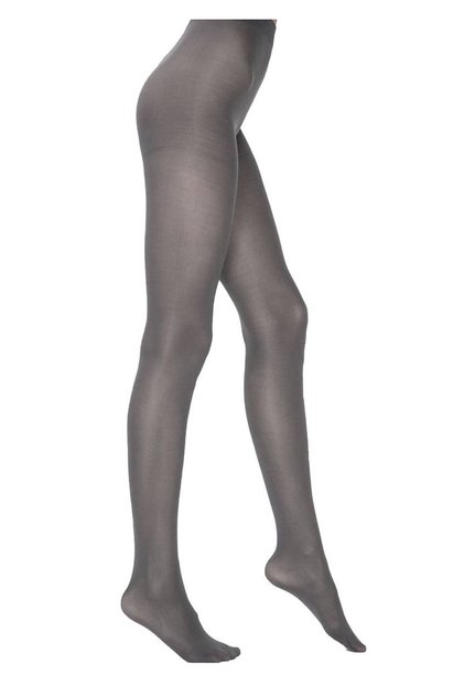 Gray Opaque Pantyhose 40 Denier 2 Pieces
