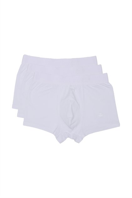 Boxer Trunk Neo-cosy 3 Pack - White, Gray