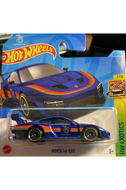 HOT WHEELS porsche 935 hw exotıcs 7/10 tekli model araba