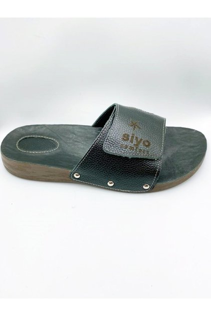 Orthopedic Sole Slippers Leather Anatomical Sole Heel Spur Slippers