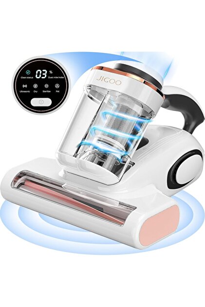 syokougyoページ‼️ホワイト＆ブラックモール JIGOO Sensörlü ve akıllı LED ekranlı J300 akar elektrikli süpürge