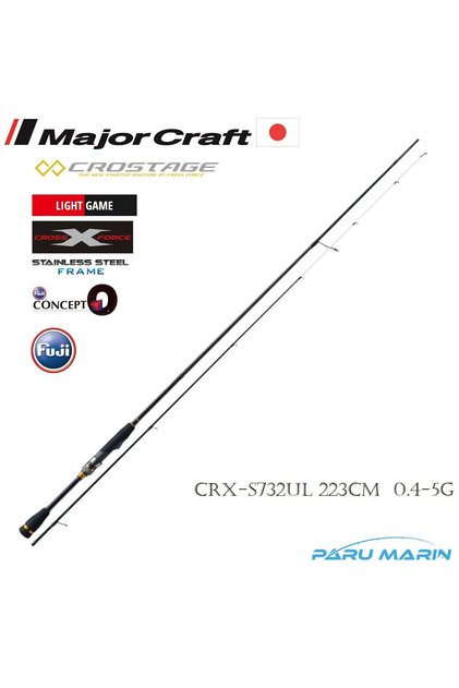 MAJOR CRAFT 5G Ajido Aji AD5 S682M Aji 203cm 0.6-5g LRF Kamışı