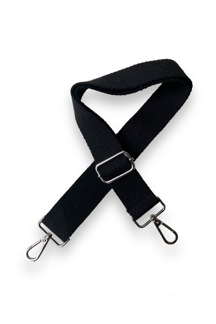 Cotton Bag Strap with Quality Silver Color Accessories (120 cm)
