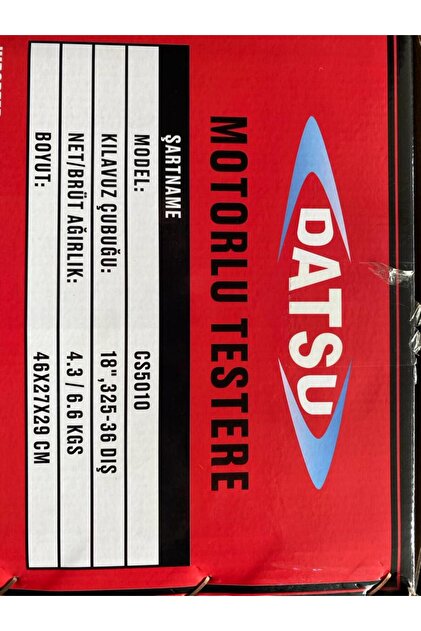 Datsu zincirli motorlu testere cs5010 - Fiyatı, Yorumları