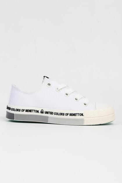 ®| BN-70019 - 3409 White Black-Children's Sneakers