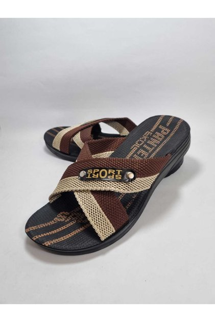 Straw Men's Slippers Beach, Out, Casual Washable Slippers