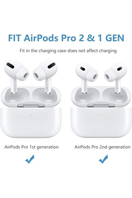 NANOSPACE Apple Airpods Pro ve AirPods Pro 2 İle Uyumlu 3 çift