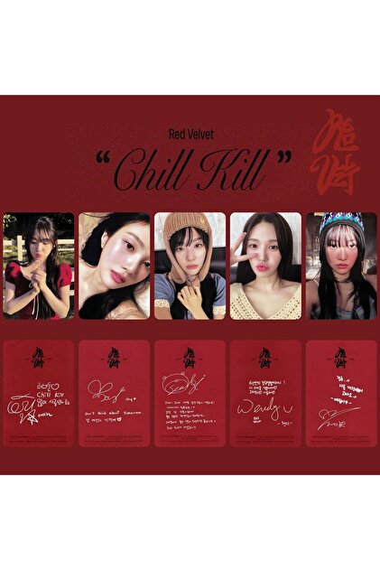 Kpop Dünyasi Red Velvet '' Chill Kill '' Albüm PC Set - Bag B