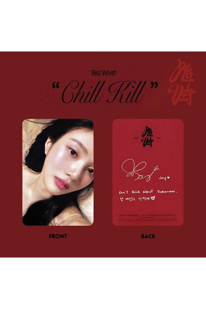 Kpop Dünyasi Red Velvet '' Chill Kill '' Albüm PC Set - Bag B