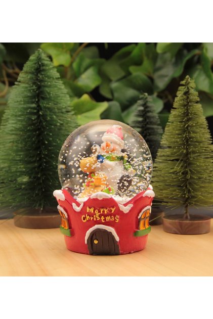 Yılbaşı Noel Kar Küresi Merry Christmas