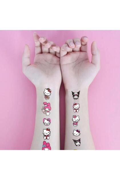 KUROMİ HELLO KİTTY ÇOCUK GENÇ GEÇİCİ DÖVME