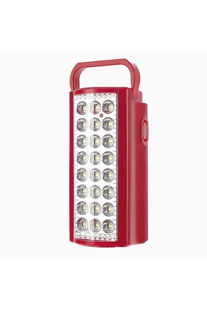 24 Büyük Ledli USB Şarjlı Elde Tutmalı 80 Saat Yanan Süper Güç Led Işıldak