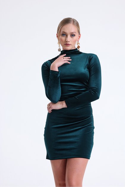 Rochie de catifea, detaliu cu cordon special de Anul Nou, vilur don, allibas almukhmalia, rochie de catifea