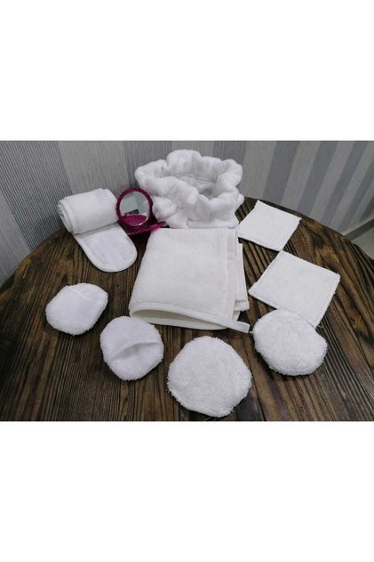 Sports Yoga Fitness Spa Skin Care Towel Hair Headband And Makeup Set 9 Pieces
