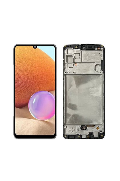 Galaxy A32 4g A325 Uyumlu Lcd Ekran Dokunmatik Siyah Servis Çıtalı Gh82-25579a