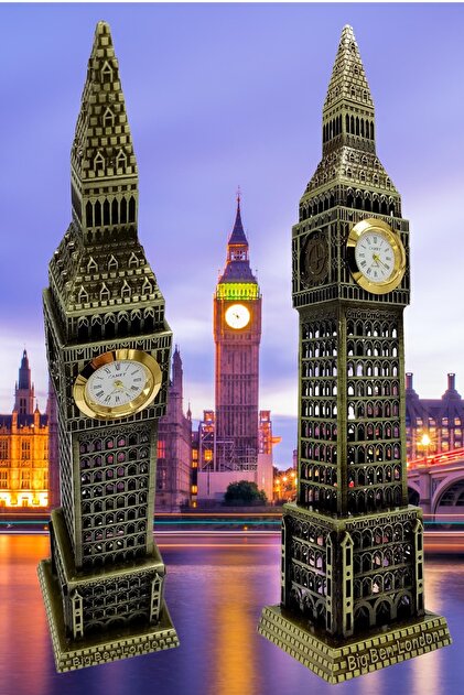 Dünyadan Hediyeler Vintage Metal İngiltere London Big Ben Saat