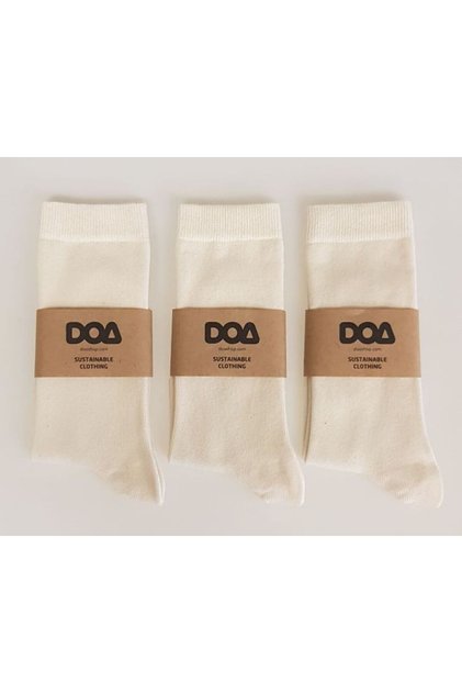 Doa Organic Cotton Rich Men's Socks - 3-Piece