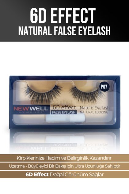 6D Effect Natural False Eyelash P07