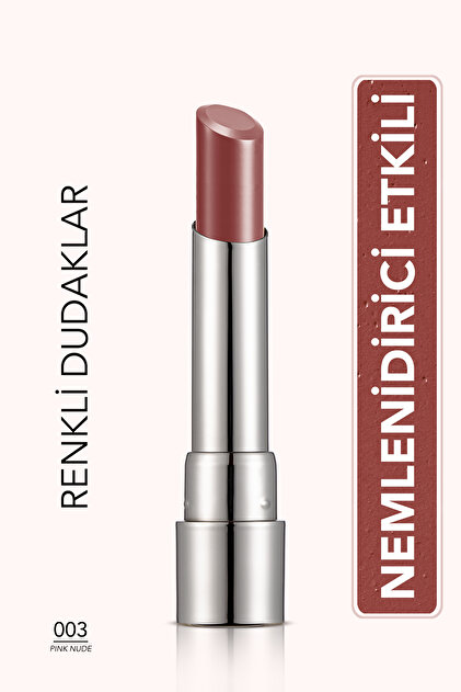 Flormar Nemlendirici Parlak Ruj (pembe) - Sheer Up Lipstick New - 003 Pinky Nude - 8682536012010 - 1