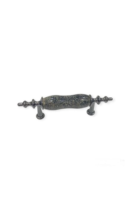 6.4 Cm-Porcelain Furniture Handle Cabinet Bathroom Drawer Kitchen Handle - Handle with Metal Legs -Asos64Mm- Stk3004