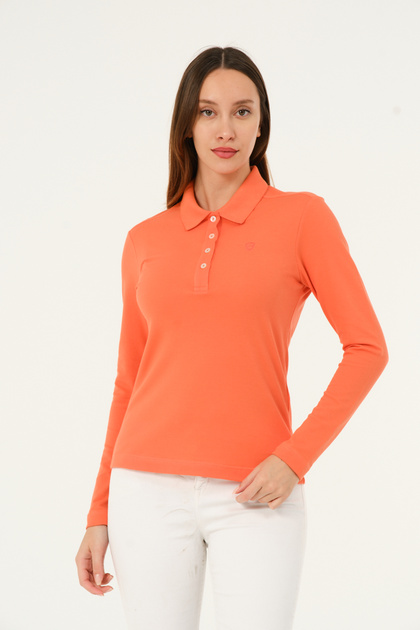 Women's Regular Fit Long Sleeve Polo
