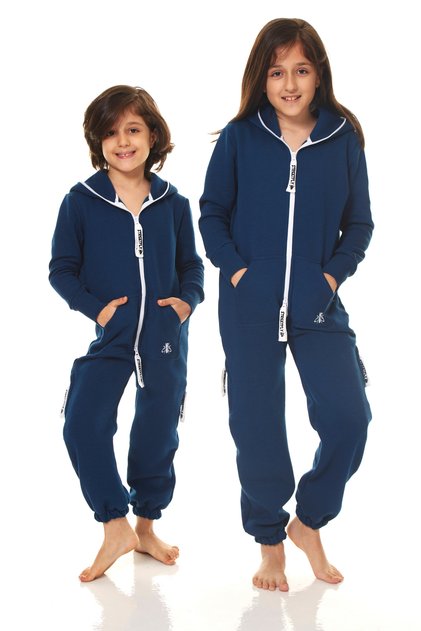 Unisex Çocuk Pamuklu İskandinav Tulum