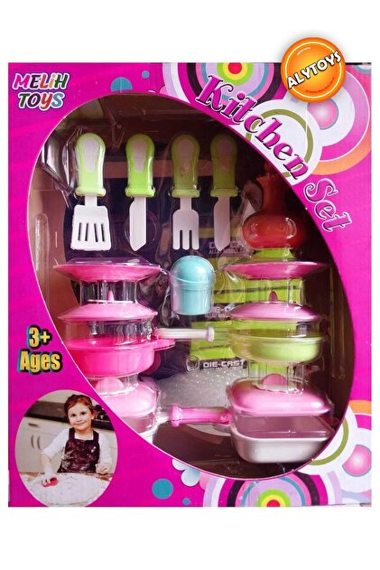 ALYTOYS Aşçılık Oyunları 17 Prç Oyuncak 31x26 Cm Mutfak Seti
