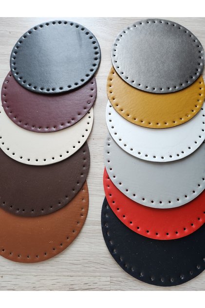 YUVARLAK ÖRGÜ ÇANTA TABANI (20 CM ÇAPINDA)