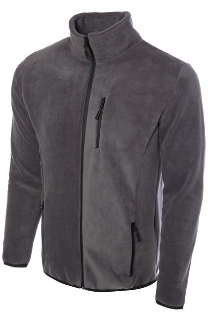 Men's Full Zipper Windproof 5 Pocket Fleece Jacket