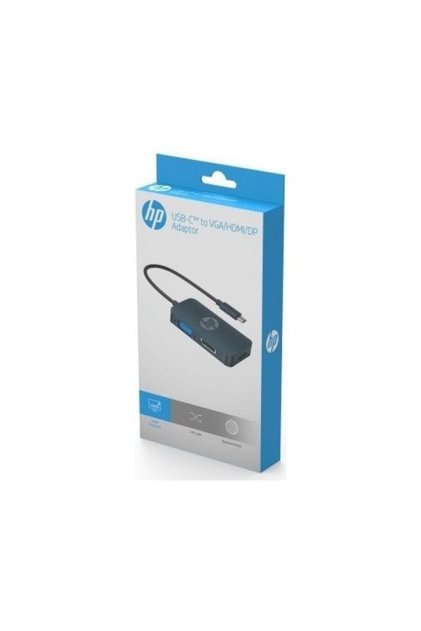 DHC-CT200 USB C To Hdmı+Vga+Dp Dönüştürücü Adaptör
