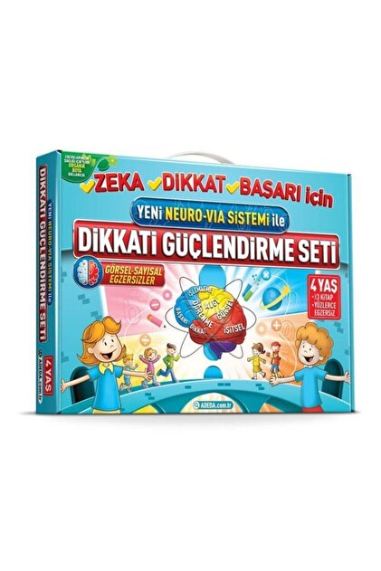 Dikkat Güçlendirme Seti 4 Yaş Adeda Yeni Neuro Via Sistemi İle