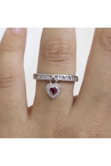 Heart Charm Ring