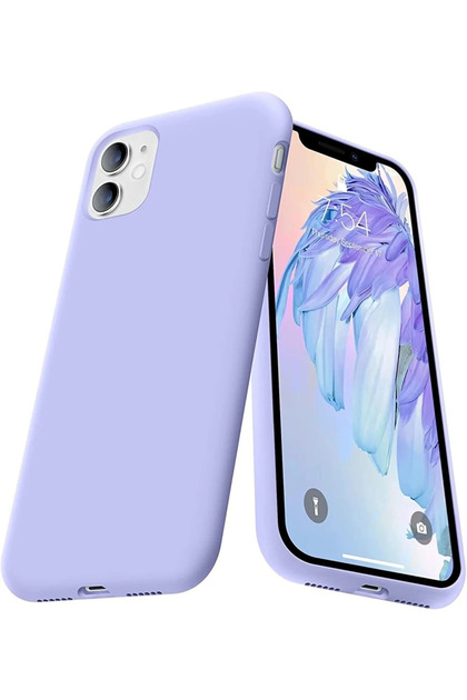 Iphone 11 Uyumlu Silikon Kılıf Leke Tutmaz Içi Süet Silinebilir Kapak