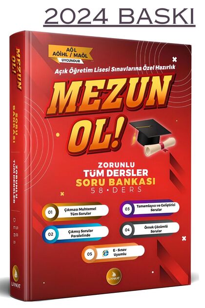 Liyakat Yayınları 2026 AÇIK LİSE Zorunlu Tüm Dersler Soru Bankası