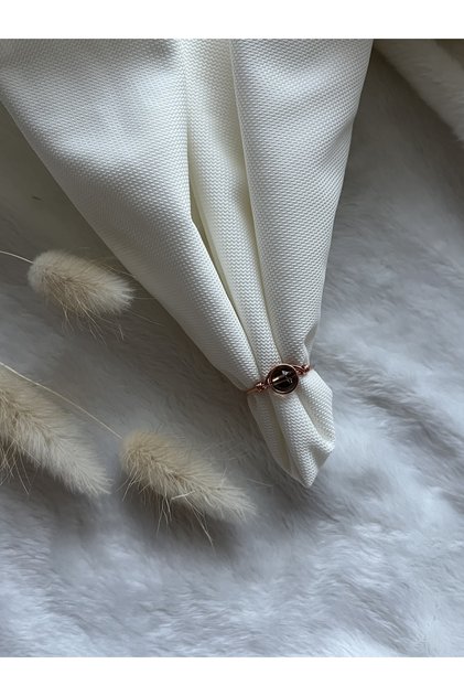 Smoky quartz stone copper adjustable wire ring