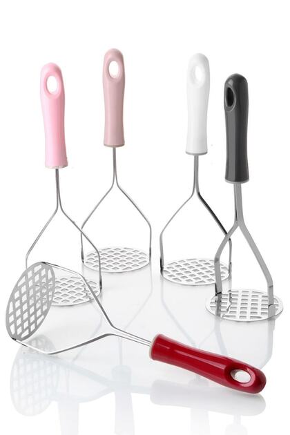 White Steel Luxury Potato Masher