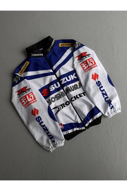 Justin SUZUKI GSX-R UNISEX OVERSİZE PARAŞÜT RACİNG YAĞMURLUK/CEKET