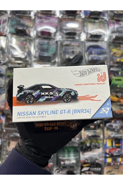 HOT WHEELS Nissan Skylıne GTR Bnr34 ( İd modeldir 2018 1.64