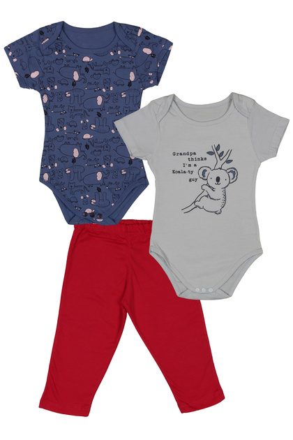 Baby & Kids Short Sleeve Bodysuit Basic Bodysuit with Bottom Snaps and Tights Set 3 Piece 100% Cotton