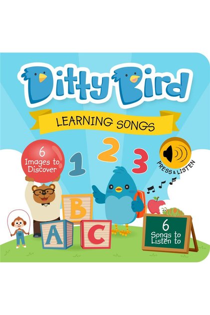 Детска книга, Ditty Bird , Учебни песни, 6+ месеца