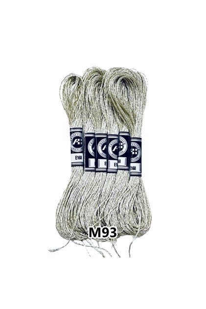 Airo Muline Ebr-Sim Etamine Cotton Embroidery Thread Thread Set of 6