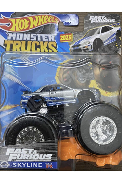 HOT WHEELS Monster Trucks Fast&Furious Nissan Skyline GT-R