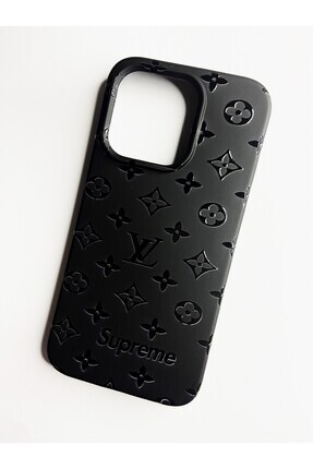 Louis Vuitton iPhone 12PRO MAX用ケース ブラック peakaks İphone 12 Pro Max Uyumlu Louis vuitton Tasarımlı Premium