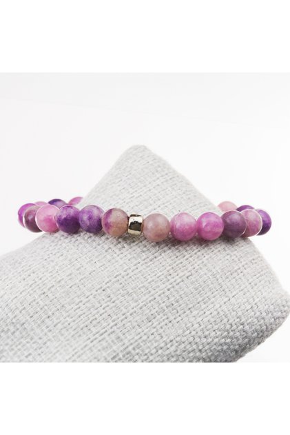 Lepidolite Stone Bracelet-8 mm