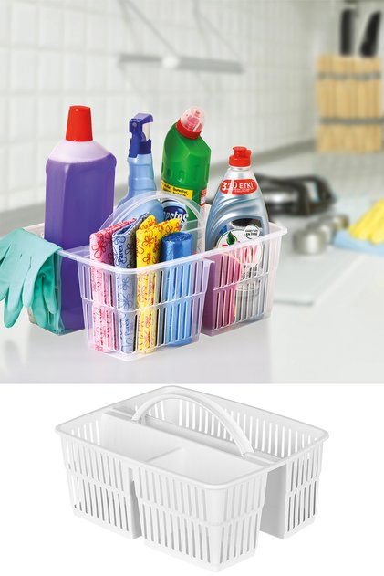 Organizer with Handle 7300 ml Kitchen & Bathroom Organizer Cabinet Organizer