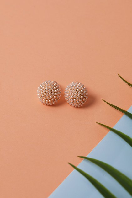 Women's Pearl Model Bijouterie Earrings