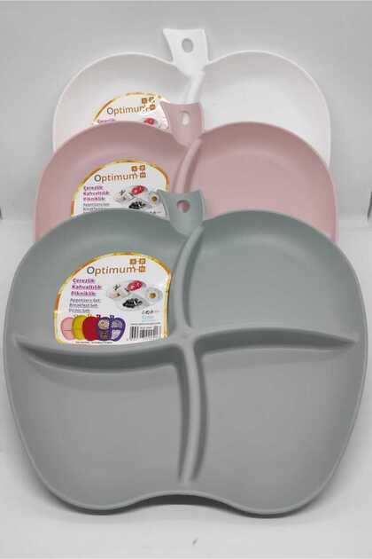 3 Apple Plate Snack Bowl